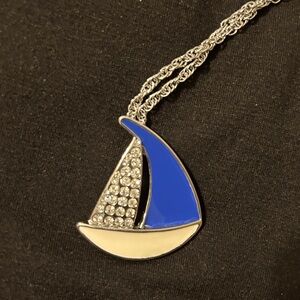 Sailboat pendant necklace